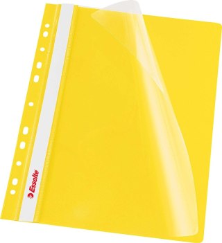 Skoroszyt wpinany A4 żółty folia Esselte (13584)