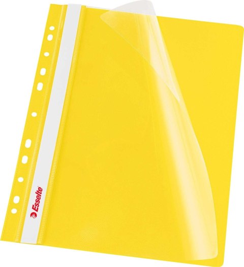 Skoroszyt wpinany A4 żółty folia Esselte (13584)