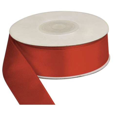 Wstążka Craft-Fun Series satynowa 25x25 [mm x m] czerwona Titanum (311924)