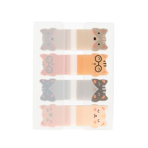 Zakładki indeksujące kotki 44x15mm 5905658810252 Strigo (SSN022)