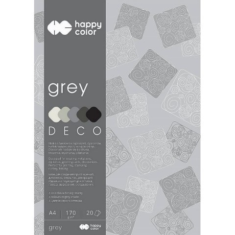 Zeszyt papierów kolorowych A4 170g 20k Happy Color (HA 3717 2030-082)