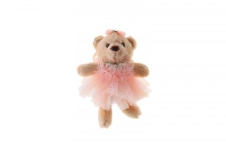 Brelok miś w sukience cyrkonie mix (TT6620)