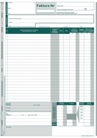 Druk samokopiujący S o/1k A4 80k. Michalczyk i Prokop (121-1E)