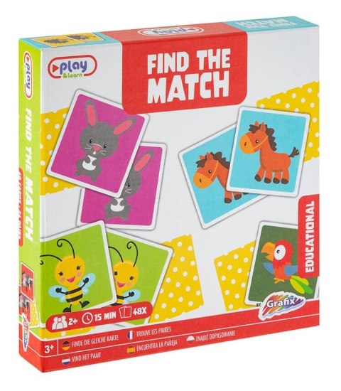 Gra logiczna znajdź pary junior Grafix (300010)