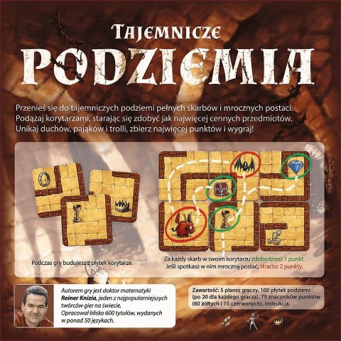 Gra planszowa Tajemnicze Podziemia edycja 2022 Tajemnicze Podziemia Trefl (02305)