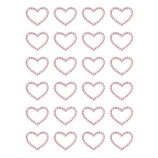 Kryształki serca różowy Argo (251129)