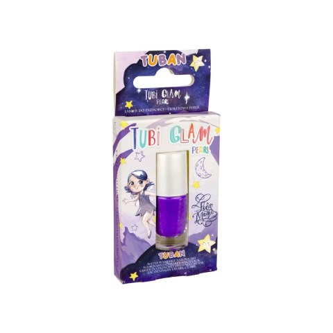 Lakier do paznokci Tubi glam perłowy fioletowy kolor: fiolet Tuban (TU3462)