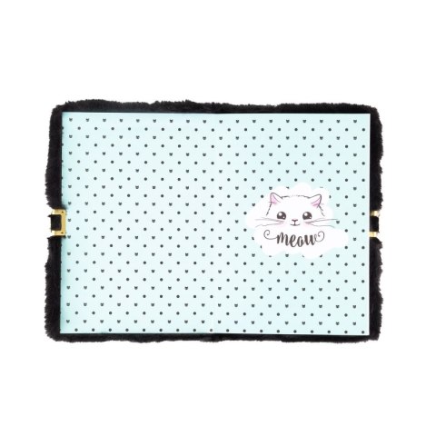 Pamiętnik Fluffy Kitty Black A5 Astrapap (101025001)