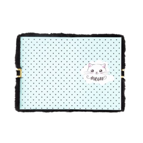Pamiętnik Fluffy Kitty Black A5 Astrapap (101025001)