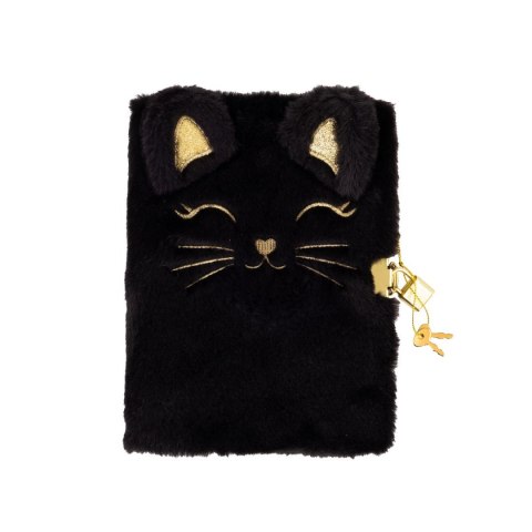 Pamiętnik Fluffy Kitty Black A5 Astrapap (101025001)