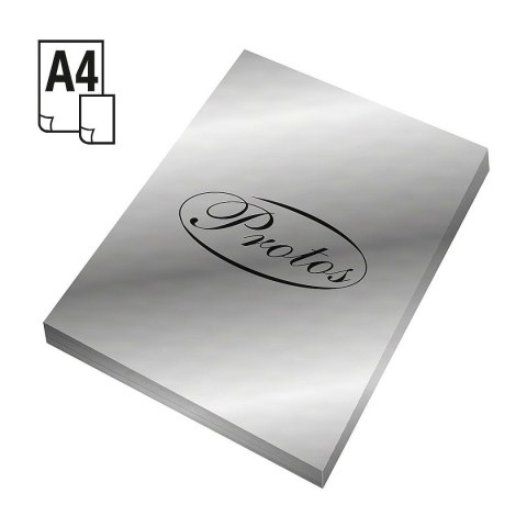 Papier kolorowy A4 Srebrny 20k. 170g Protos