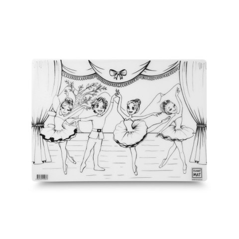 Podkład na biurko FUNNY MAT WHITE TANCERZE SFU1037 polipropylen PP [mm:] 335x480 Strigo (8681379310376)