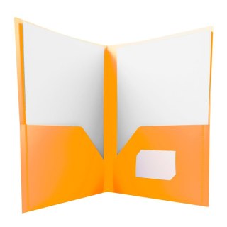 Skoroszyt 5903242103391 A4 pomarańczowy polipropylen PP Tetis (BT619-P (120))