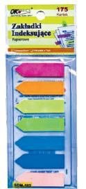 Zakładki indeksujące 175k [mm:] 12x45 Okoffice (SDM-102)