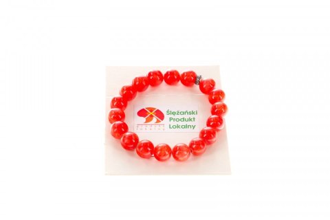 Bransoletka bransoletka jadeit górski pomidor 10 Mol