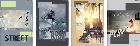 Brulion Poster A5 96k. 70g krata Top 2000 (400181914)