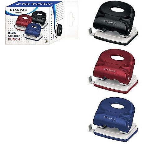 Dziurkacz Office 140P czarny 25k (450872) Starpak