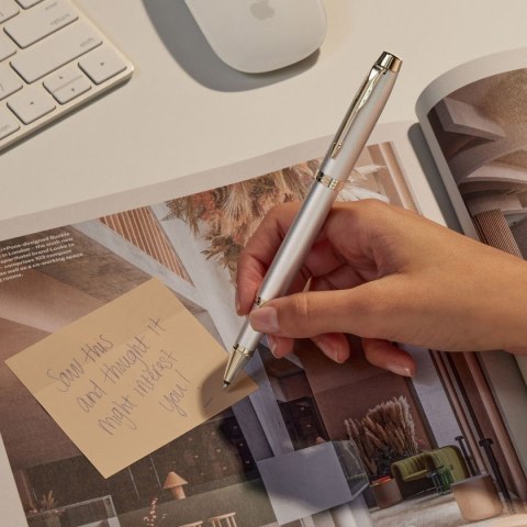 Ekskluzywne pióro kulkowe im f MONOCHROME CHAMPAGNE wkład niebieski Parker (2172955)