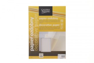 Kalka ołówkowa ozdobna biała, 110g/50szt. A4 [mm:] 210x297 Argo (206000)