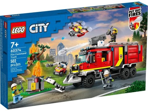 Klocki konstrukcyjne City Terenowy pojazd straży pożarnej Lego (60374)