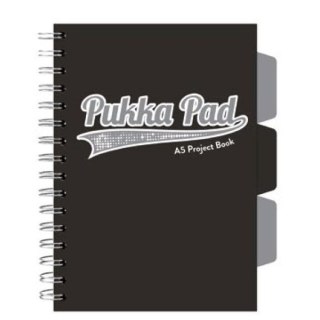 Kołozeszyt (kołonotatnik) 5032608030993 A5 80g krata Pukka (3099 (BK0)