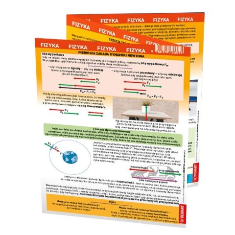 Książeczka edukacyjna maxi ściąga fizyka Demart