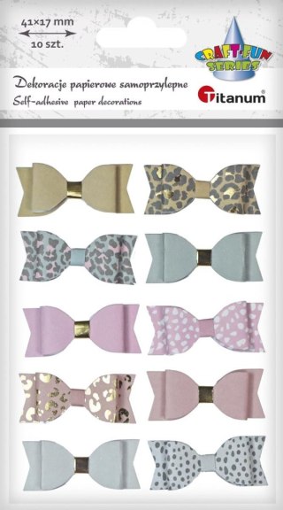 Naklejka (nalepka) Craft-Fun Series papierowe kokardki 3D Titanum (21XQ1124)