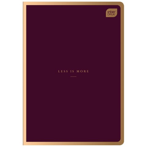 Zeszyt Metalic Satin Gold B5 80k. 70g krata Interdruk (ZEB580#MSG)