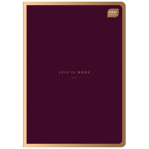 Zeszyt Metalic Satin Gold B5 80k. 70g krata Interdruk (ZEB580#MSG)