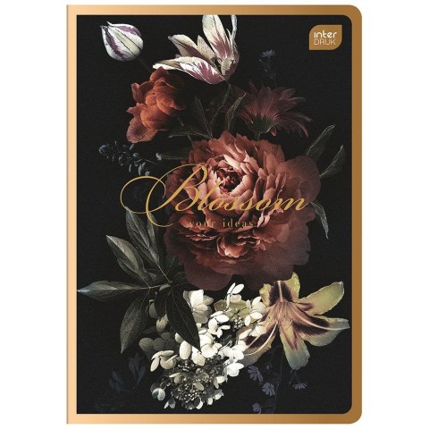 Zeszyt Metalic Satin Gold B5 80k. 70g krata Interdruk (ZEB580#MSG)