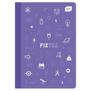 Zeszyt tematyczny fizyka A5 60k. 70g krata Interdruk