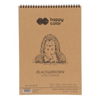 Blok artystyczny Happy Color szkicownik A4 80g 50k Happy Color (HA 3808 2030-BB50)