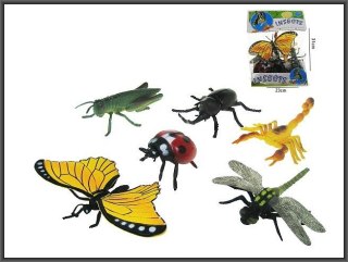 Figurka Insekty 10cm 6sztuk Hipo (HHZ20)