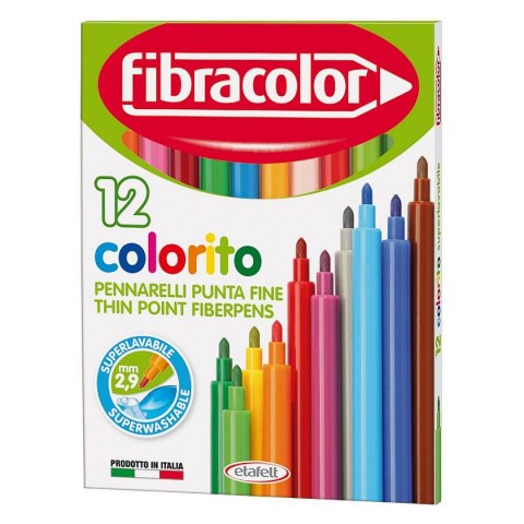Flamaster colorito 12 kol. Fibracolor