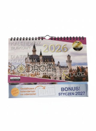 Kalendarz biurkowy PODRÓŻE Kukartka