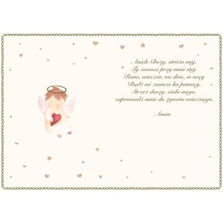 Kartka składana Karnet A5 CHRZEST ANIOŁKI A5 Henry (5905701487240)