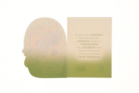 Kartka składana urodziny i imieniny B6 plus B6 Agamis