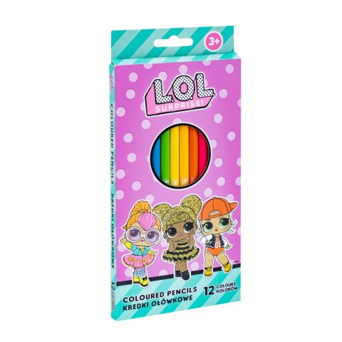Kredki ołówkowe LOL 12 kol. Astrapap (312024053)