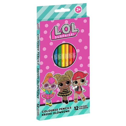 Kredki ołówkowe LOL 12 kol. Astrapap (312024053)
