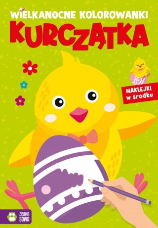 Książeczka edukacyjna Wielkanocne kolorowanki. Kurczątka Zielona Sowa