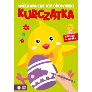 Książeczka edukacyjna Wielkanocne kolorowanki. Kurczątka Zielona Sowa