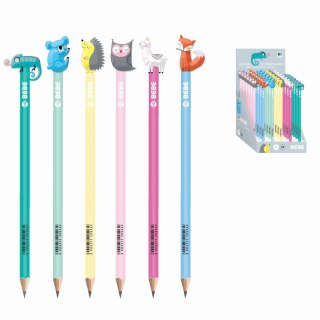 Ołówek B&B ze zwierzakiem HB Interdruk (IOŁZWBB)