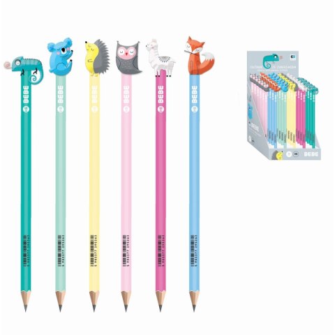 Ołówek B&B ze zwierzakiem HB Interdruk (IOŁZWBB)