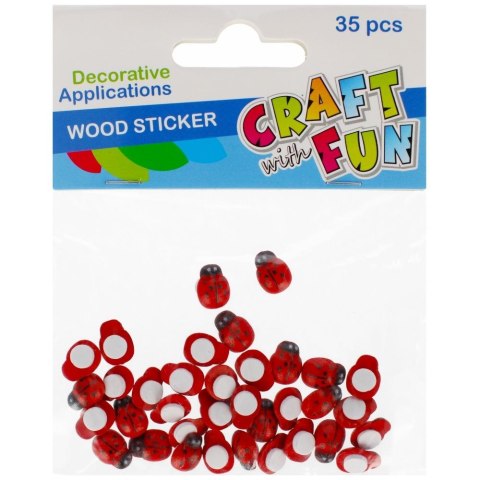 Ozdoba drewniana Biedronki Craft Fun (501440)