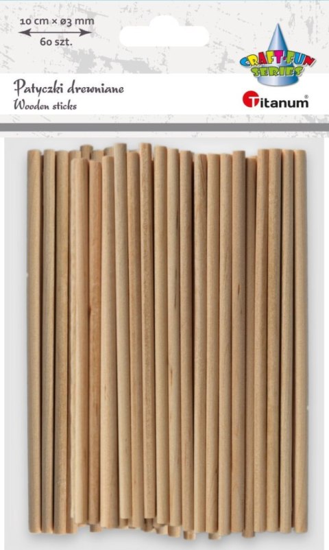 Ozdoba drewniana Craft-Fun Series patyczki Titanum (EB104)