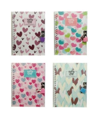 Pamiętnik z kłódką B6 [mm:] 140x180 Swede (U1079)