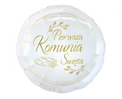 Balon foliowy Komunia Święta (biblia) 18cal Godan (FG-OKSB)