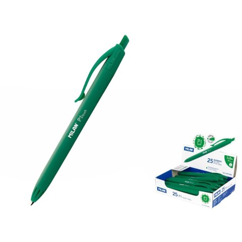 Długopis olejowy P1 wkład zielony 1,0mm Milan (176513925)