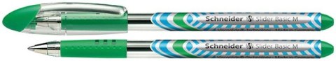 Długopis żelowy Slider Basic wkład zielony 1,0mm Schneider (SR151104)