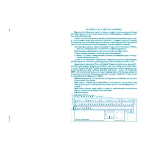 Druk offsetowy Faktura VAT A5 Michalczyk i Prokop (127-3P)